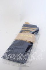 RNA / エンブレムリブソックス  ネイビー×イエロー O-25-09-30-1052-PU-ZA-IG-ZT323