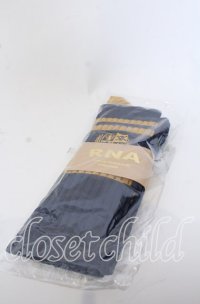 RNA / エンブレムリブソックス  ネイビー×イエロー O-25-09-30-1052-PU-ZA-IG-ZT323