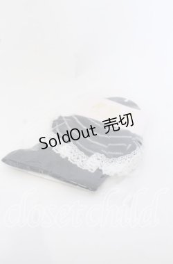 画像1: RNA / フリルソックス  ブラック O-25-09-30-1054-PU-ZA-IG-OS