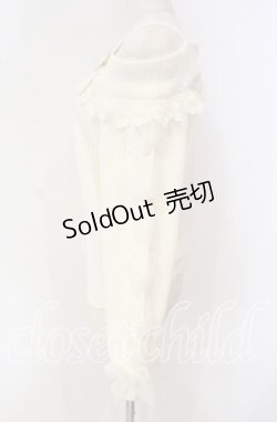 画像3: LIZ LISA / レースアップオフショルニット 0 ホワイト O-25-09-30-005-LO-TO-OW-OS