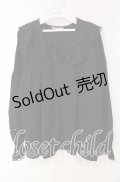 WONDERFUL WORLD / 段々レースカラーブラウス  クロ O-25-09-30-072-LO-BL-IG-OS