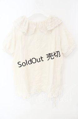 画像3: WONDERFUL WORLD / フリルタックプルブラウス【お直しあり】  生成り O-25-09-30-077-LO-BL-IG-OS