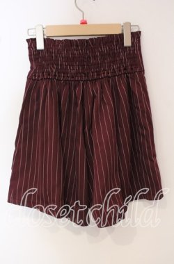 画像3: axes femme POETIQUE / レースアップタックキュロット M ワイン O-25-09-30-006-AX-SK-IG-OS