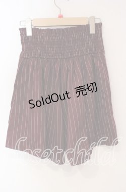 画像3: axes femme POETIQUE / レースアップタックキュロット M ワイン O-25-09-30-006-AX-SK-IG-OS