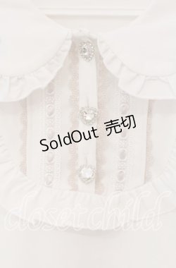 画像2: DearMyLove / ヨークフリルはしごレースうさみみブラウス M シロ O-25-09-30-082-EL-BL-OW-OS