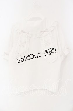 画像3: DearMyLove / ヨークフリルはしごレースうさみみブラウス M シロ O-25-09-30-082-EL-BL-OW-OS