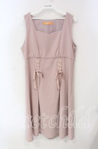 Fi.n.t / ダブルスピンドルジャンパースカート  ピンク O-25-09-30-085-CA-OP-IG-ZT490