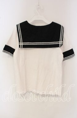 画像3: ALICE and the PIRATES / ノエルセーラーカットソー  シロ×クロ O-25-09-30-087-PA-TO-IG-OS