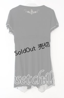 画像3: Ozz Croce / チュールレイヤードチュニック  ブラック O-25-09-30-090-OO-TO-IG-OS