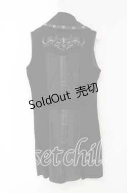 画像3: OZZ ANGELO / ベルテッドベスト  ブラック O-25-09-30-092-OO-TO-IG-OS