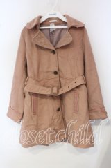 axes femme / チェスターコート  ピンクベージュ O-25-09-30-094-AX-CO-IG-ZT-C022