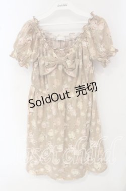 画像1: LIZ LISA / 胸リボンチュニック  ブラウン O-25-09-30-096-LO-TO-IG-OS