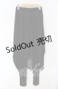 h.NAOTO / See-through wrap Joppa Leggings レギンスパンツ  ブラック O-25-09-30-2031-HN-PA-IG-OS