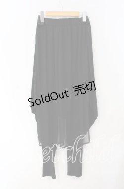 画像2: h.NAOTO / See-through wrap Joppa Leggings レギンスパンツ  ブラック O-25-09-30-2031-HN-PA-IG-OS