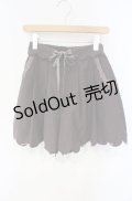 axes femme POETIQUE / 裾スカラップスウェード風キュロット  ブラウン O-25-09-30-2033-AX-PA-IG-ZT1004D