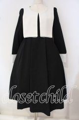 MIHO MATSUDA / ワンピース・リイナ  ブラック×ホワイト O-25-09-30-2003-GO-OP-IG-OS