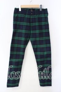 RNA / タータンチェックパンツ  グリーン O-25-09-30-2036-PU-PA-IG-OS