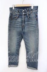 RNA / スタッズ付デニムパンツ  インディゴ O-25-09-30-2038-PU-PA-IG-OS