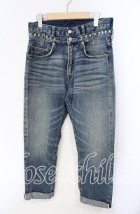 RNA / スタッズ付デニムパンツ  インディゴ O-25-09-30-2038-PU-PA-IG-OS
