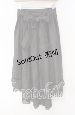 画像3: axes femme / ベルト付フィッシュテールスカート  グレー O-25-09-30-2040-AX-SK-IG-OS