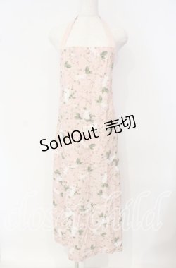 画像1: PINK HOUSE / レネアラローズエプロン  ピンク O-25-09-30-2009-LO-OP-IG-OS