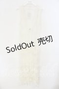 axes femme / 総レースロングジレ  アイボリー O-25-09-30-2012-AX-TO-IG-OS