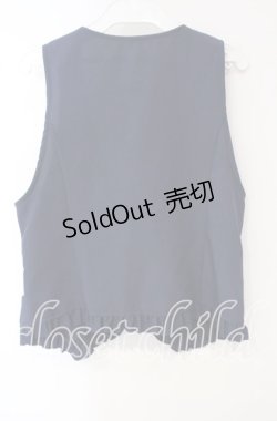 画像3: axes femme / お花レースベスト  ネイビー O-25-09-30-2018-AX-TO-IG-OS