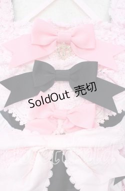 画像2: BABY,THE STARS SHINE BRIGHT / Cutie Whipped cream parfaitジャンパースカート  クロ×ピンク O-25-09-30-2002-BA-OP-IG-OS