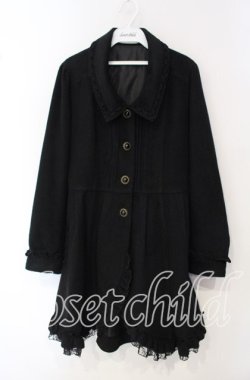 画像1: axes femme / スリットワンピコート  クロ O-25-09-30-2023-AX-CO-IG-OS