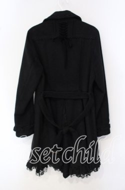 画像3: axes femme / スリットワンピコート  クロ O-25-09-30-2023-AX-CO-IG-OS
