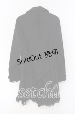 画像3: axes femme / スリットワンピコート  クロ O-25-09-30-2023-AX-CO-IG-OS