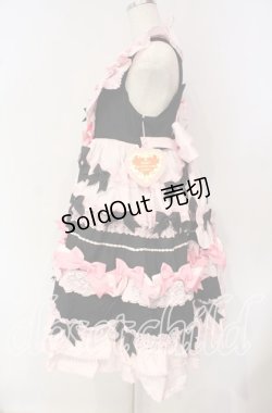 画像4: BABY,THE STARS SHINE BRIGHT / Cutie Whipped cream parfaitジャンパースカート  クロ×ピンク O-25-09-30-2002-BA-OP-IG-OS