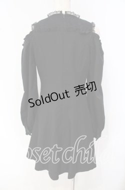 画像4: Rojita / BIGリボン肩開きワンピース  クロ O-25-09-30-2026-LO-OP-IG-OS