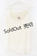 axes femme / ホルター付きガーデンキャミ  アイボリー O-25-09-30-099-AX-TO-IG-OS