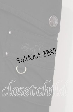 画像2: Ozz Croce / ベルト付きパンツ  ブラック O-25-09-30-009-OO-PA-IG-ZY