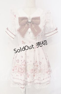 画像1: LIZ LISA / Many Hearts Afternoontea柄セットアップ 0 ピンク O-25-09-30-002-LO-OP-OW-OS