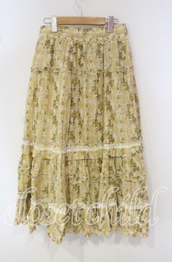 画像3: axes femme / 花柄リゾート風ロング2WAY M イエロー O-25-09-30-031-AX-SK-OW-OS