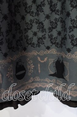 画像3: axes femme / ダークオーナメント柄ワンピース M グリーン O-25-10-02-005-AX-OP-IG-OS
