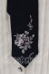 画像2: axes femme / 刺繍ネクタイ付ブラウス  シロ×ネイビー O-25-10-02-007-AX-BL-IG-OS (2)