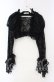 画像1: MARBLE / アクセサリー付きギャザーパフボレロ【アクセサリー欠品】  クロ O-25-10-02-009-GO-TO-IG-OS (1)