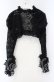 画像3: MARBLE / アクセサリー付きギャザーパフボレロ【アクセサリー欠品】  クロ O-25-10-02-009-GO-TO-IG-OS (3)