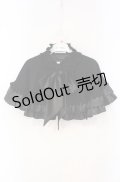 MARBLE / 配色切り替えブリティッシュケープ  ブラック O-25-10-02-012-GO-JA-IG-OS