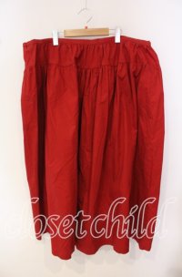 WONDERFUL WORLD / プレーンスカート【お直しあり】  アカ O-25-10-02-003-LO-SK-IG-OS