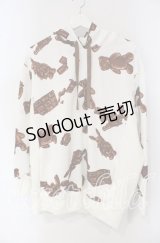MILKBOY / CHOCOLATE MURDERパーカー L ホワイト（切り替え部分と若干違いあり O-25-10-02-027-MB-TO-YM-OS