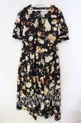 PINK HOUSE / スイーツスプリングバニープリントワンピース  クロ O-25-10-02-004-LO-OP-IG-ZI