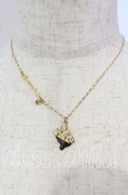 画像2: axes femme / チョコレートプチペンダント  ゴールド O-25-10-03-004-AX-AC-OW-OS