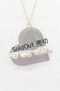 axes femme / ハートチョコネックレス  ブラウン O-25-10-03-007-AX-AC-OW-ZT432-F003