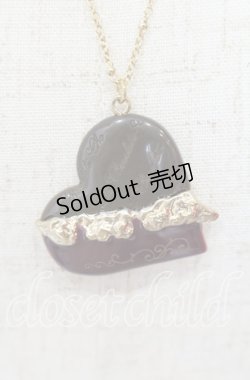 画像1: axes femme / ハートチョコネックレス  ブラウン O-25-10-03-007-AX-AC-OW-ZT432-F003