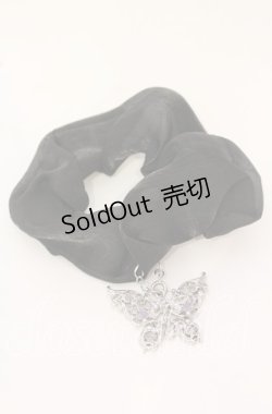 画像1: axes femme / THANKS FES ノベルティシュシュ  クロ O-25-10-03-009-AX-AC-IG-ZT432-F003