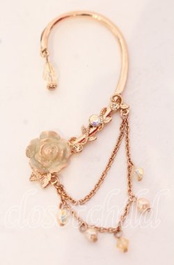 画像1: axes femme / バラモチーフイヤーカフ  ピンクゴールド O-25-10-03-012-AX-AC-OW-OS
